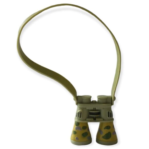 Bratz Binoculars My Scene Wildlife Safari Nerva Binoculars #460 Green Camo Strap - Picture 5 of 10